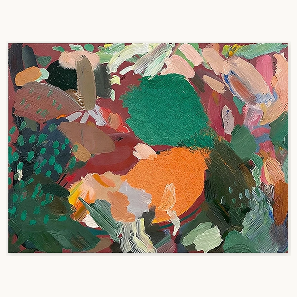 Chromatic Symphony – Hand-Painted Abstract Oil Painting