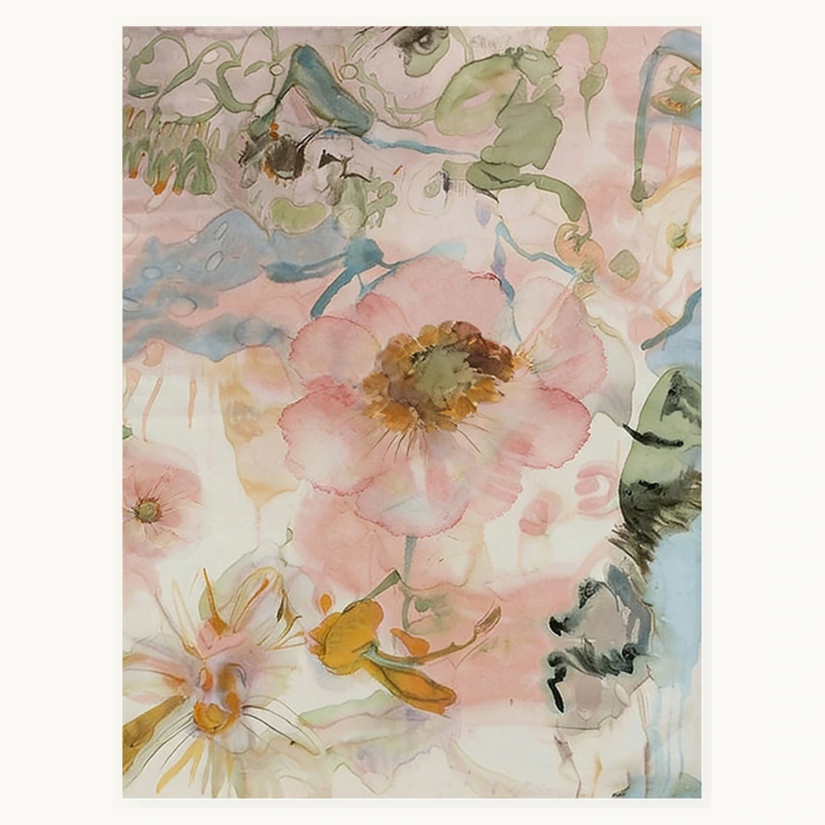 Garden Pulse – Hand-Painted Textured Abstract Oil Painting