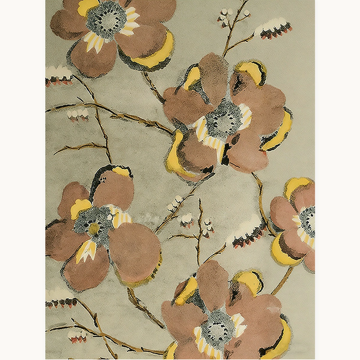 Maison Bloom textured French-inspired floral oil painting